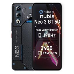 Telefon mobil ZTE nubia NEO 3GT Dual SIM 24GB RAM (12GB + 12GB extensibili) 256GB 5G Interstellar Gray