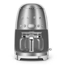 Cafetiera cu Filtru Smeg 50's Style DCF02SSEU Rezervor Apa 1.4L Carafa Cafea 1.25L 1050W Inox