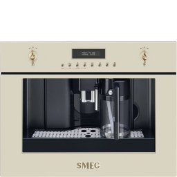 Espressor Automat Incorporabil Smeg CMS8451P Coloniale Line Rezervor Apa 2.5L Rasnita Integrata Presiune 15Bari Putere 1350W Crem