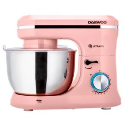 Robot de bucatarie DHM150P, 1600 W, 10 viteze, capacitate bol 4.5 l, tel, carlig framantare, palete amestecare, roz