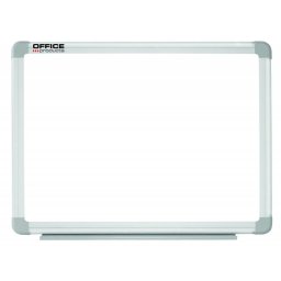 Tabla alba magnetica cu rama din aluminiu, 90 x 120 cm, Office Products