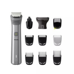Aparat de tuns Aparat de tuns multifunctional 11 in 1 PHILIPS Multigroom Series 5000 MG5930/15, acumulator, autonomie 120 min, gri antracit