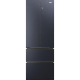 Combine frigorifice Frigider side by side HFW7720ENMB, 477 l, Total NoFrost, Motor Inverter, Conectivitate WiFi + Bluetooth, Display, Multiflow column, Super Cooling, Super Freezing, Clasa E, H 201 cm, Negru