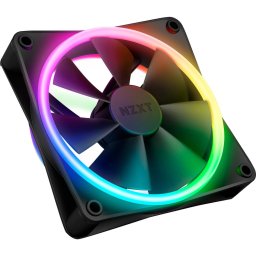 F Series F120 RGB DUO, RGB LED, 120 mm, Matte Black