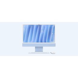 iMac 4.5K Retina (2024) AIO Apple M4 Deca Core 24inch RAM 24GB SSD 1TB Apple M4 10 core macOS Sequoia INT KB Blue
