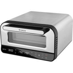 Cuptor Cuptor electric pentru Pizza ECG Forza 4500, 1850 W, 450 °C, 45 litri, 5 programe, control digital, negru
