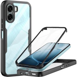 Husa Husa pentru Oppo A6x 4G / A6x 5G / A6k 4G + Folie - Techsuit ColorVerse 360 Series - Black