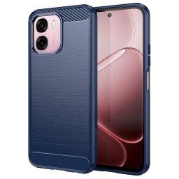 Husa Husa pentru Oppo A6 4G / A6x 4G / A6x 5G / A6k 4G - Techsuit Carbon Silicone - Blue