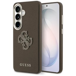 Husa Husa pentru Samsung Galaxy S26 Plus - Guess Grained Big 4G Metal Logo (GUHCS26M5PS4RGGW) - Brown