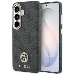 Husa Husa pentru Samsung Galaxy S26 Plus - Guess Rhinestone Round Logo MagSafe (GUHMS26MP4GRMDEK) - Black