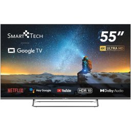 Televizor LED Smart Tech SmartTech 55" (140cm), 4K Ultra HD, Google TV, 60 Hz, 4x HDMI