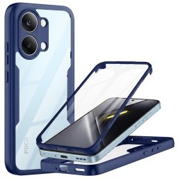 Husa Husa pentru Xiaomi Poco X8 Pro Max + Folie - Techsuit ColorVerse 360 Series - Blue