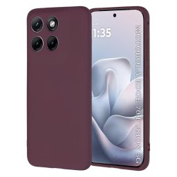 Husa Husa pentru Motorola Edge 70 Fusion - Techsuit SoftFlex - Plum Red