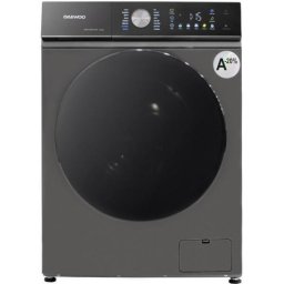 Masina de spalat rufe 8 kg, motor inverter, 1400 rpm, clasa A-30%, 16 programe, butoane touch, panou de control negru cu pictograme colorate, usa dubla neagra (PC Cover), culoare Silver