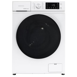 Masina de spalat rufe DWD-FV9021-5, 9 kg, motor inverter, 1400 rpm, clasa A-30%, 16 programne, butoane touch, usa dubla neagra (PC Cover), culoare Alb