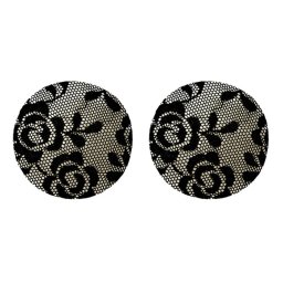 SuperLove Lace Nipple Covers Black