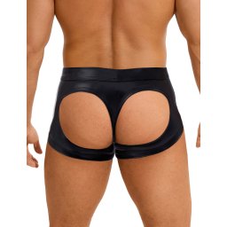 SuperLove Sexy Matte Look Boxer Thong 303 Black XL