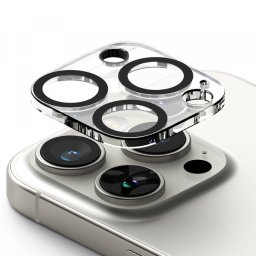 Folie de protectie Camera Spate Ringke pentru Apple iPhone 16 Pro Max / 16 Pro, Sticla Securizata, Set 2 bucati, Transparenta