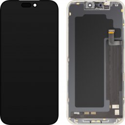 Display cu Touchscreen MP compatibil cu Apple iPhone 17 Pro Max, cu Rama, Versiune Soft OLED FHD IC Movable, Negru