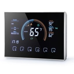 Termostat WiFi Q8000HP pentru pompă de căldură 24V – Control inteligent prin aplicație, display LCD modern