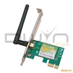 Placa Retea Wireless PCI 150Mbps, Atheros chipset, 2.4GHz, 802.11g/b/n, antena detasabila