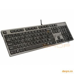 TASTATURA A4TECH KV-300H X-Key ISOLATION (silentioasa), USB, Dark Grey