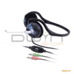 Casti Genius 'HS-300N' + microfon, design pliabil '31710146100'