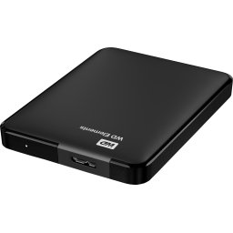 HDD extern WD Elements Portable, 2TB, 2.5", USB 3.0, Negru