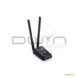 Placa Retea Wireless USB 300Mbps High Power pana la 500mw, Realtek, 1T2R, 2.4GHz, 2 antene detasabil