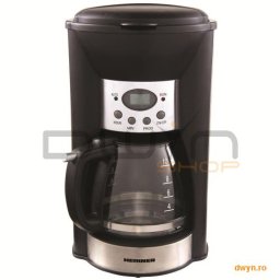 Cafetiera digitala Heinner Savory 1100D, HCM-1100D, 900W, display, control electronic, timer, functi