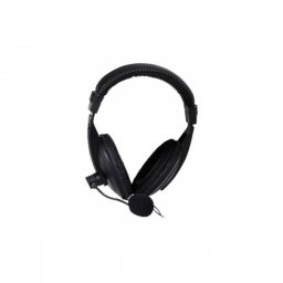 CASCA SPACER cu microfon, stereo, jack 3.5mm, black 'SPK-222'