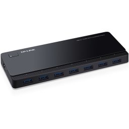 Hub USB 3.0 TP-LINK cu 7 porturi plus 2 porturi pentru reincarcare dispozitive