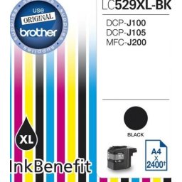 Cartus Brother LC529XLBK DCPJ100 DCPJ105 MFCJ200 2400 pag