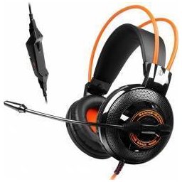 Casti gaming Somic G925, Negru/Portocaliu