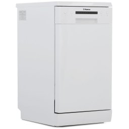 Masina de spalat vase independenta Hansa ZWM416WH, slim, 9 seturi, 6 programe, 5 setari temperatura, dimensiune 45x60x85, alb