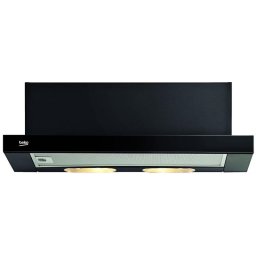 Hota de bucatarie incorporabila Beko CTB6250B , 1 motor 140W, capacitate max. de absorbtie 420 (m3/h), 3 trepte de viteza