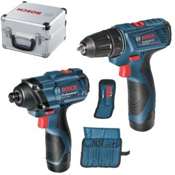Masina de insurubat cu impact Bosch GDR 120-LI, 2 acumulatori