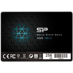 Ssd 256gb 2.5'' Silicon Power Ace A55 Sata3 R/W:550/450 Mb/S 3d Nand