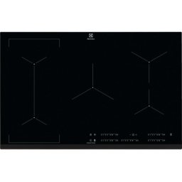 Plita incorporabila Electrolux EIV835, Inductie, 5 zone de gatit, Hob2Hood, Bridge, PowerBoost, Control touch, 78 cm, Sticla neagra