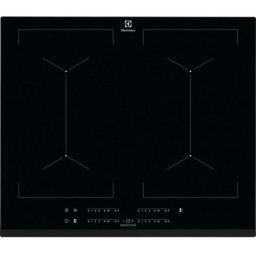 Plita incorporabila Electrolux EIV644, Inductie, 4 zone de gatit, DoubleBridge, PowerBoost, Timer, Control touch, 60 cm, Sticla neagra
