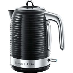 Fierbator Russell Hobbs Inspire Black 24361-70, 2400 W, 1.7 l, Fierbere rapida, Negru/Inox