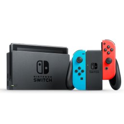Consola Nintendo Switch (WITH NEON RED & NEON BLUE JOY-CONS)