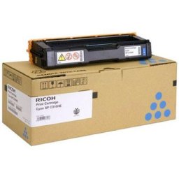 CARTUS TONER CYAN 406480 / 407637 6K ORIGINAL RICOH AFICIO SPC 231N