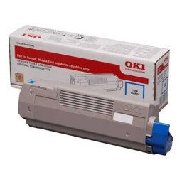 CARTUS TONER CYAN 46507507 6K ORIGINAL OKI C612