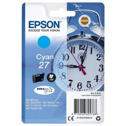 CARTUS CYAN NR.27 C13T27024012 3,6ML ORIGINAL EPSON WORKFORCE WF-7610DWF
