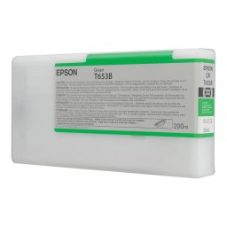 CARTUS GREEN C13T653B00 200ML ORIGINAL EPSON STYLUS PRO 4900