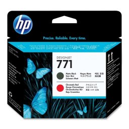 CAP IMPRIMARE MATTE BLACK & CHROMATIC RED NR.771 CE017A ORIGINAL HP DESIGNJET Z6200