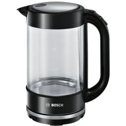 Fierbator apa Bosch TWK70B03, 2400 W,1.7 L, Cana sticla, Filtru anticalcar, Deconectare automata, Inox