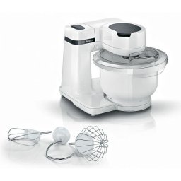 Mixer cu bol Bosch MUMS2AW00, 700W, bol 3.8L, mixare planetara 3D, Alb