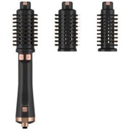 Perie rotativa ROWENTA Ultimate Experience CF9620F0, 3 trepte temperatura, Invelis ceramic, Negru/ Auriu
